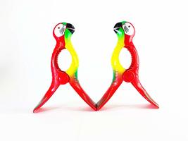 C&amp;H Solutions Parrot Flip Style Beach Towel Clips Jumbo Size for Beach C... - $165.37 MXN