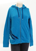 Under Armour Blue French Terry Full Zip Hooded Sweatshirt Hoodie Women&#39;s... - $79.99
