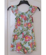 Zunie 2 pack Rompers Coral / Mint Girl&#39;s  Size  XS(4/5) - S(6/6x) NWT - $22.25
