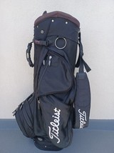 TZ GOLF - Titleist 8 Way 9 Pocket BLACK Cart Bag w/ Rain Hood - Very Lightweight - $116.53