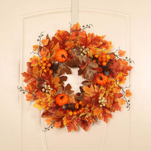 Halloween Maple Tree Root Pumpkin Wreath - $14.43 MXN+