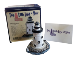 Harbour Lights This Little Light of Mine Old Saybrook CT #LL157 2000 Lighthouse - £35.97 GBP