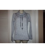 Kuhl gray cowl neck sweatshirt S Kangaroo pocket thumb holes - $24.68 CAD