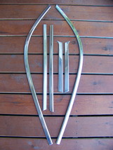 1955 Chrysler Upper Door Trim 4D New Yorker Windsor Oem - £138.99 GBP