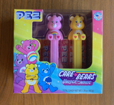 Pez Care Bears Gift Set Cheer Bear &amp; Funshine Bear - £11.77 GBP