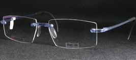 Swissflex 2120 Transparent Blue Unique Eyeglasses Glasses Swiss Made 56-20-155mm - £176.77 GBP