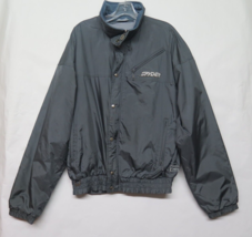 VTG 80s SPYDER Entrant Ski Jacket Coat Winter Silver Gray Mens L XL Japan Made - £37.08 GBP