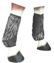 Professional Sports Horse Boots Pr Lime or Pink + Black Zebra Neoprene a... - $25.92+