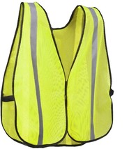 XSHIELD XS0008,High Visibility Safety Vest w/ Silver Stripe Univ Size Pack of 10 - £31.31 GBP
