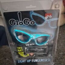 Vintage GLOGo Glowtronix Neon  Blue NEW Sunglasses - $9.00