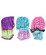 Oversized Fully Lined Printed Woven Shower Cap Reusable Double Lined (Pa... - $19.99