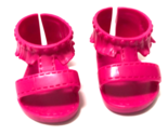 Little Mommy Doll Replacement Fuschia Sandals Shoes - £7.81 GBP