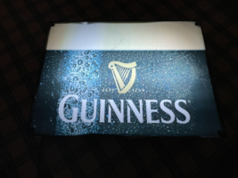 Guinness Bear Lighted Light Up Bar Pub Sign - 18.5&quot;x13.5&quot; - Working Tested - £98.90 GBP