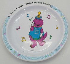 Vintage (1992) Selandia Barney &#39;Strike Up The Band&#39; 8.5&quot; Child&#39;s Plate - £10.62 GBP