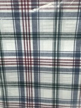 Longaberger 5 Yards Yds Fabric New In Bag Market Day Plaid White Blue Red Green - £66.17 GBP