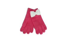 KATE SPADE New York STRAWBERRY / WHITE BOW Winter WOOL Blend GLOVES One ... - £93.39 GBP