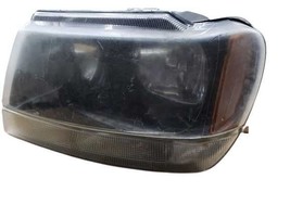 Driver Headlight Smoke Tint Dark Background Fits 02-04 GRAND CHEROKEE 346477 - £45.85 GBP