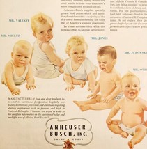 1945 Anheuser Busch Dried Food Yeasts Advertisement Baby Infant Cereals ... - $29.99