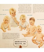 1945 Anheuser Busch Dried Food Yeasts Advertisement Baby Infant Cereals ... - $40.99 CAD