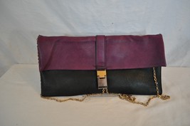 Urban Expressions Purple and Black Clutch Purse - £23.53 GBP