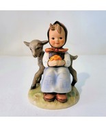 Goebel Hummel Figurine 182 Good Friends TMK2 Girl Sitting With Lamb - £43.96 GBP
