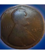 1910 Lincoln Wheat Cent - $222.99 MXN