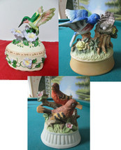 Ceramic music boxes birds pick one 1 - £29.16 GBP