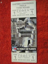 NY Rangers 1995 Stanley Cup Playoffs Finals 3rd Round Game 1 Ticket Stub MSG - £6.37 GBP