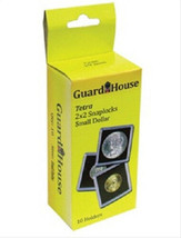10 Guardhouse 2x2 Tetra Snaplock Coin Holders for Small Dollar 26.5mm - £8.00 GBP