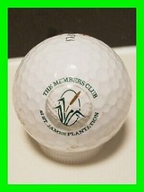 Vintage Logo Golf Ball The Members Club At St. James Plantation St. James NC #25 - £7.78 GBP