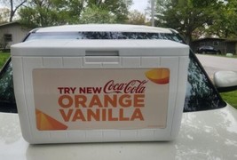 Coleman Orange Vanilla  Picnic Cooler Advertising Discontinued Flavor - £31.19 GBP