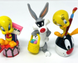 Lot Looney Tunes Sylvester + Tweety Bird Mini PVC Toy Figures Easter - $9.99