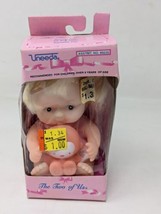 Vintage Uneeda  The Two Of Us Soft Vinyl Doll &amp; Monkey Animal 1994 NEW O... - $13.84