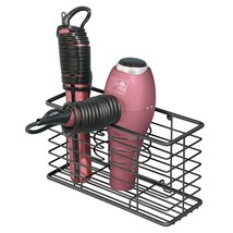Steel Wall Mount Hair Dryer Storage Organizer - Hair Styling Tool Basket for B - $33.94