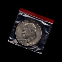 1974 D Eisenhower &quot;Ike&quot; Dollar ~ Choice Uncirculated in Original Mint Cello - £10.52 GBP