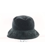 Vintage 90s Streetwear Faded Blank Velvet Velour Boonie Bucket Hat Cap G... - $54.53 CAD