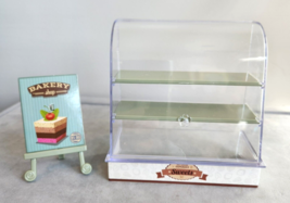 Dollhouse Miniature Bakery Case Cabinet And Sign 1:12 Scale VGUC - £11.16 GBP
