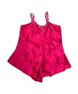 Erika Taylor Intimates NWT Hot Pink Satin Cami and Shorts Sleepwear Set XL - $28.80