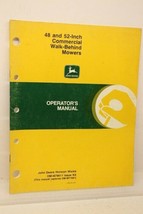 John Deere 48 &amp; 52 Inch Walk Behind Mower Operator&#39;s Manual OM-M79611 Is... - £9.52 GBP