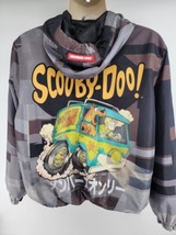 Scooby-Doo &amp; Shaggy Members Only Jacket XL Hooded Bomber - $69.25