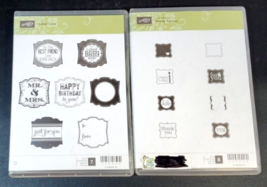 Set of 2 Stampin Up, Pretty Petites and Label Love - £23.52 GBP