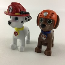 Paw Patrol Clip On Marshall Zuma Dog Puppy Figures Lot 2018 Spin Master Toy - $13.42