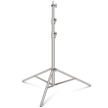 NEEWER 102"/2.6m Stainless Steel Light Stand, Spring Cushioned Heavy Duty Photog - £106.93 GBP