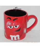 Red M &amp; M Candy Coffee Mug Cup Ceramic - $21.15 CAD