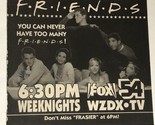 Friends Tv Guide Print Ad Jennifer Anniston Matthew Perry Courtney Cox T... - $5.93