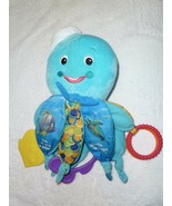 BABY EINSTEIN KIDS II OCTOPUS CLIP ON RING LINK BABY TOY STUFFED PLUSH T... - £23.34 GBP