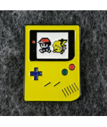 Pokemon Yellow Gameboy Collectible Enamel Pin Pikachu &amp; Ash Hat Backpack... - $10.34 CAD