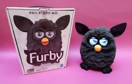 Furby boom 2012 Black Dutch Furby Boom black fur Hasbro BOXED HIGHLY RARE - $327.84