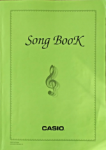 Original Casio Song Music Book for the LK-200 Keyboard 96 Songs 124 Page... - $29.69