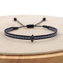 GO2BOHO Boho Jewelry Braided Bracelets Fabric Bracelet For Women Pulseras Hand W - £10.46 GBP